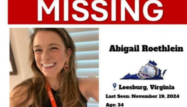 Abigail Roethlein Missing: Leesburg, Virginia, Authorities Continue Search for Missing 34-Year-Old Woman